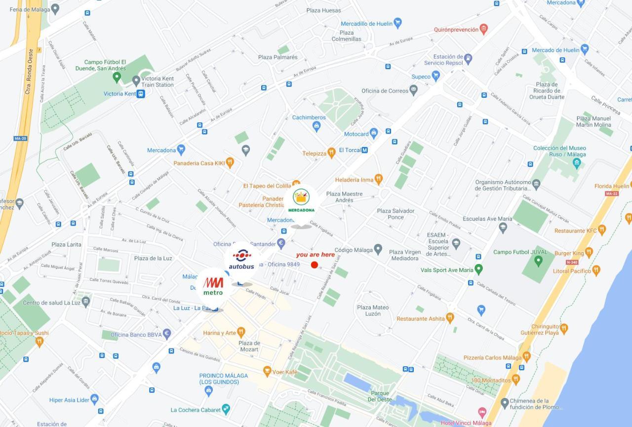 Apartamento Los Guindos Malaga Ngoại thất bức ảnh